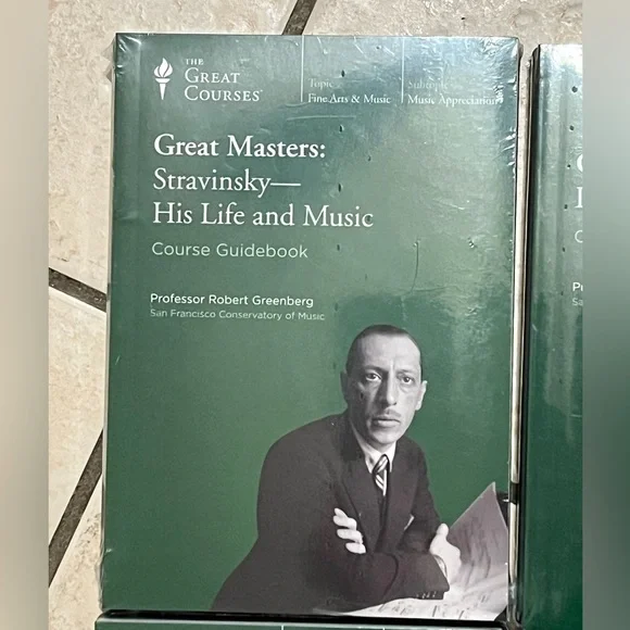 The Great Courses Great Masters Dvd and Book His Life & Music Set of 6 New - Picture 7 of 9